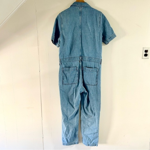 Everlane The Supersoft Jean Coverall in Medium Blue Denim sz 6 - Picture 4 of 4